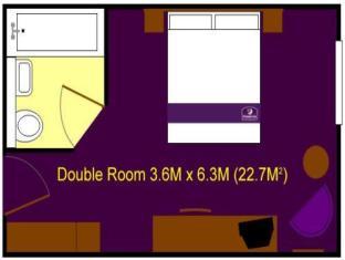 Standard Double Family room full double bed