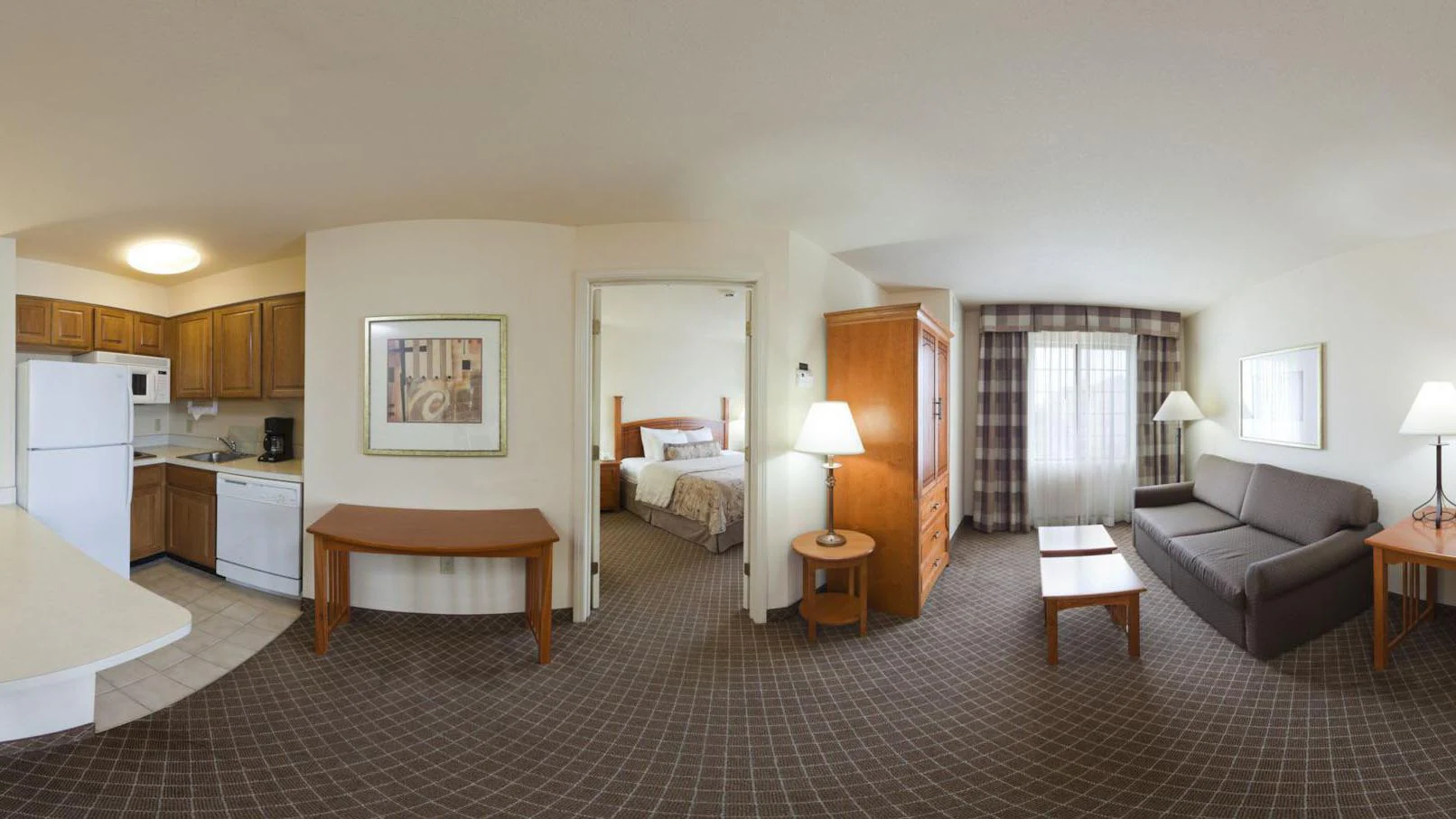 1 Bedroom Single Suite full double bed