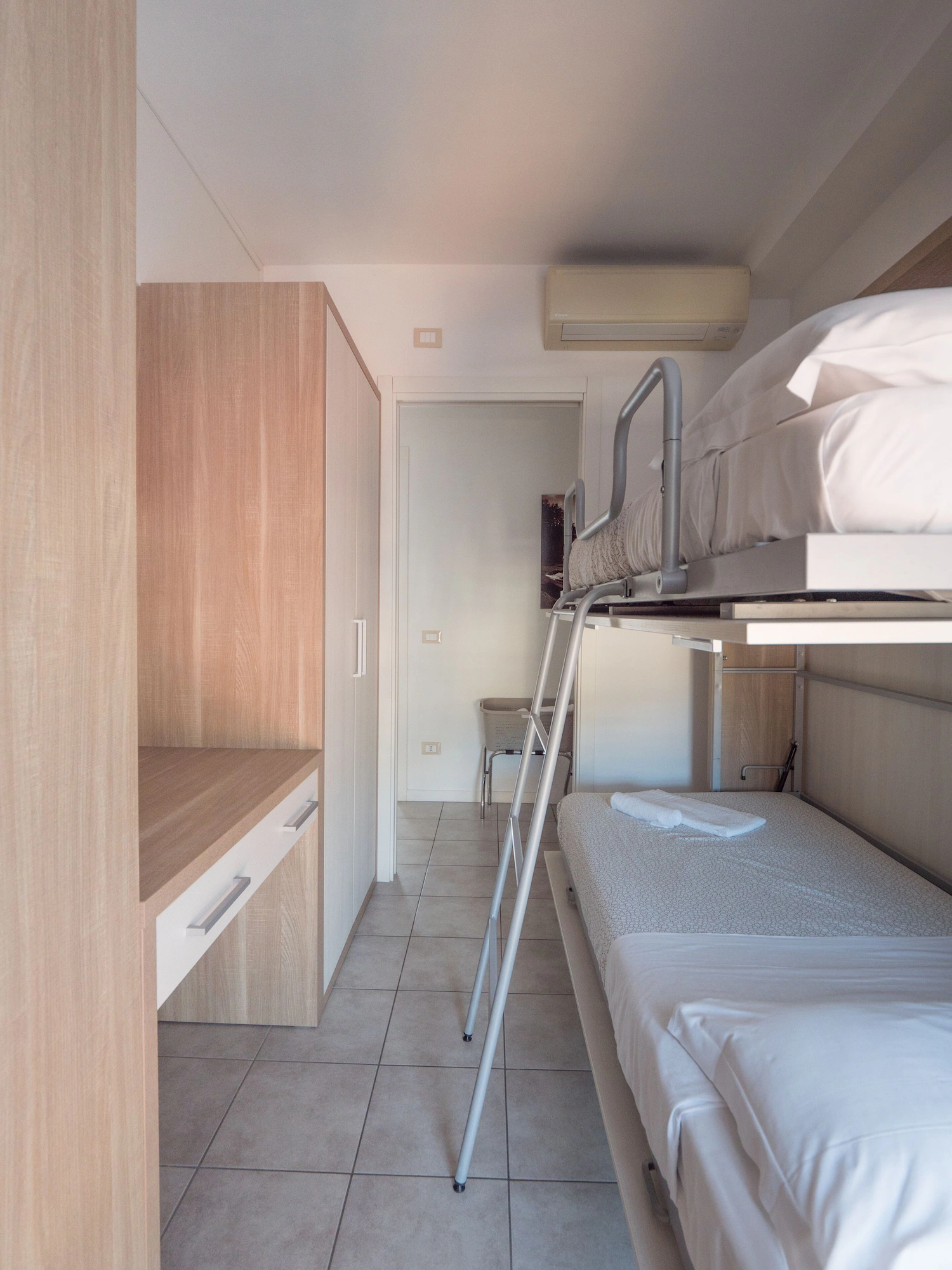1 Bedroom Single Apartment with balcony and with partial sea view full double bed