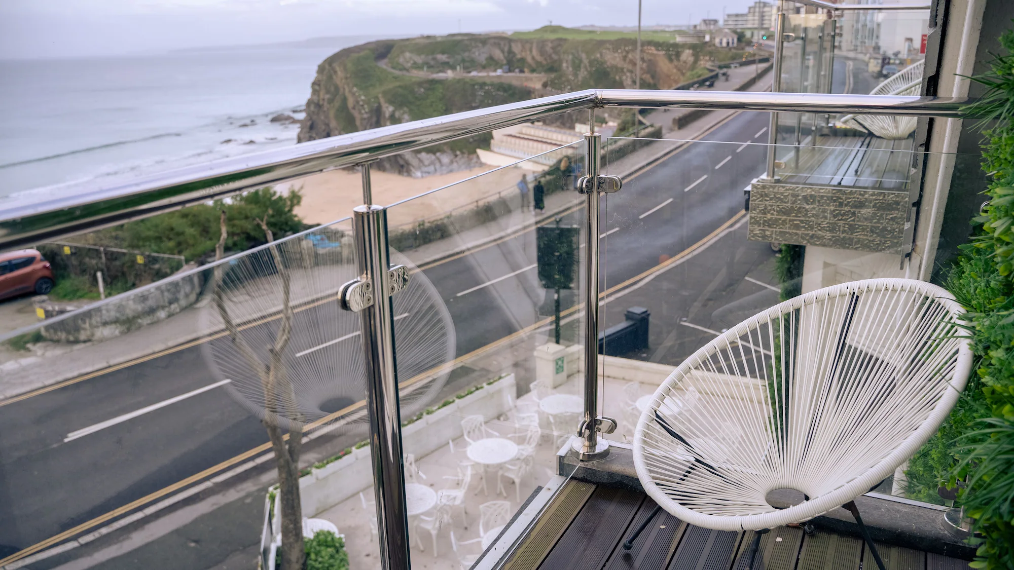 Deluxe Double room with balcony and with view full double bed