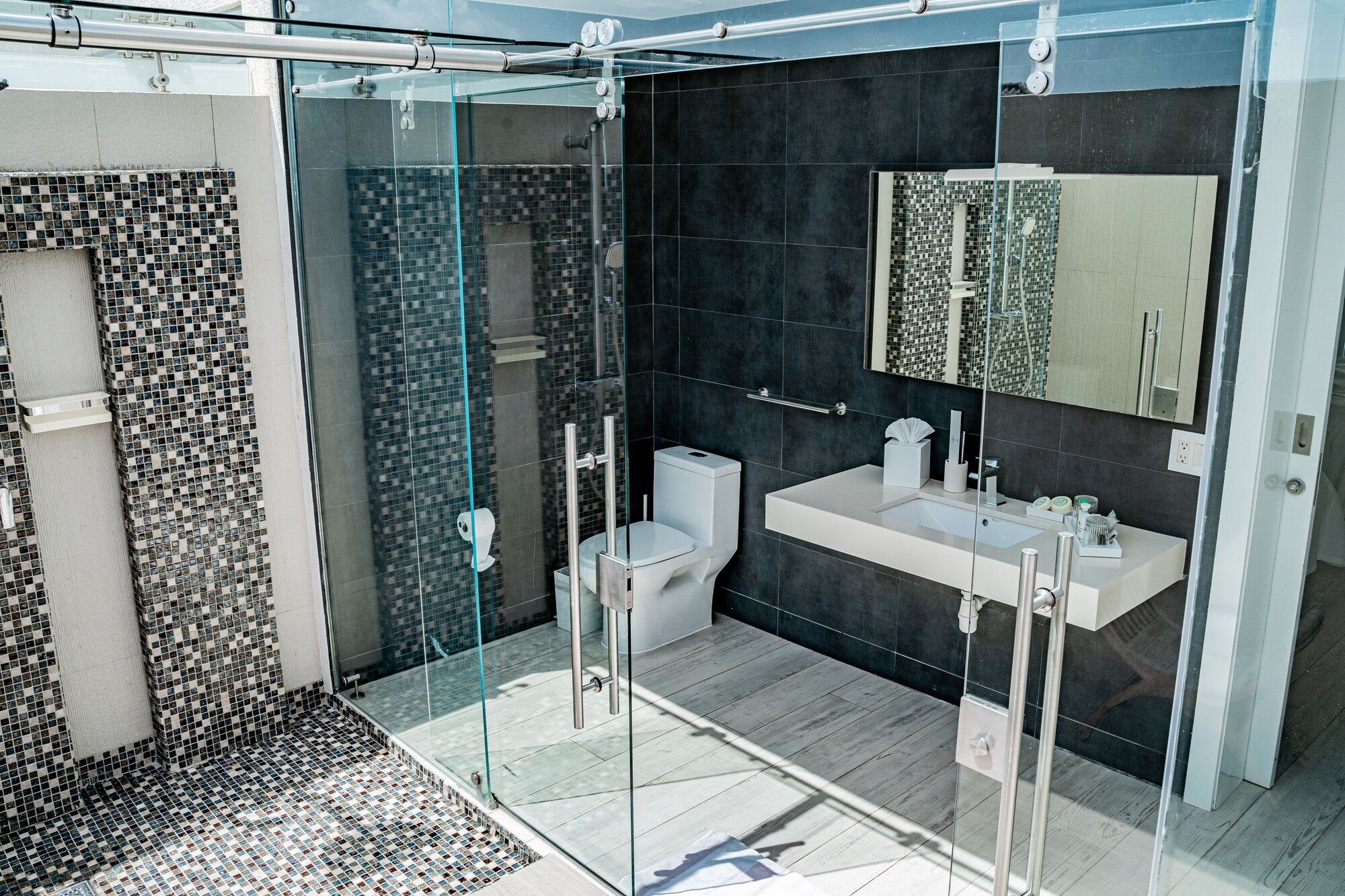 Mini-Master Double Suite with pool view full double bed