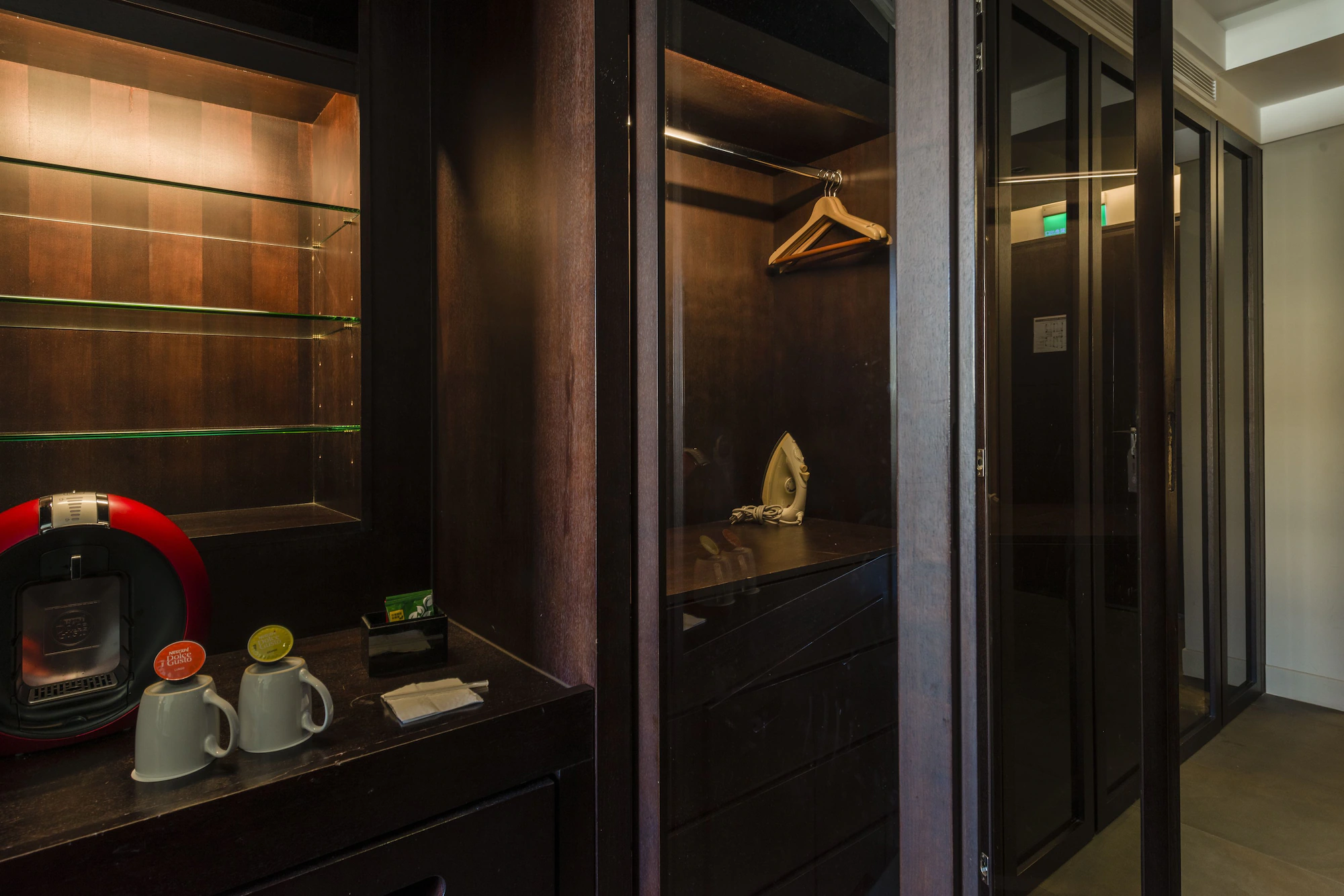 Double Suite with balcony and with city view twin beds