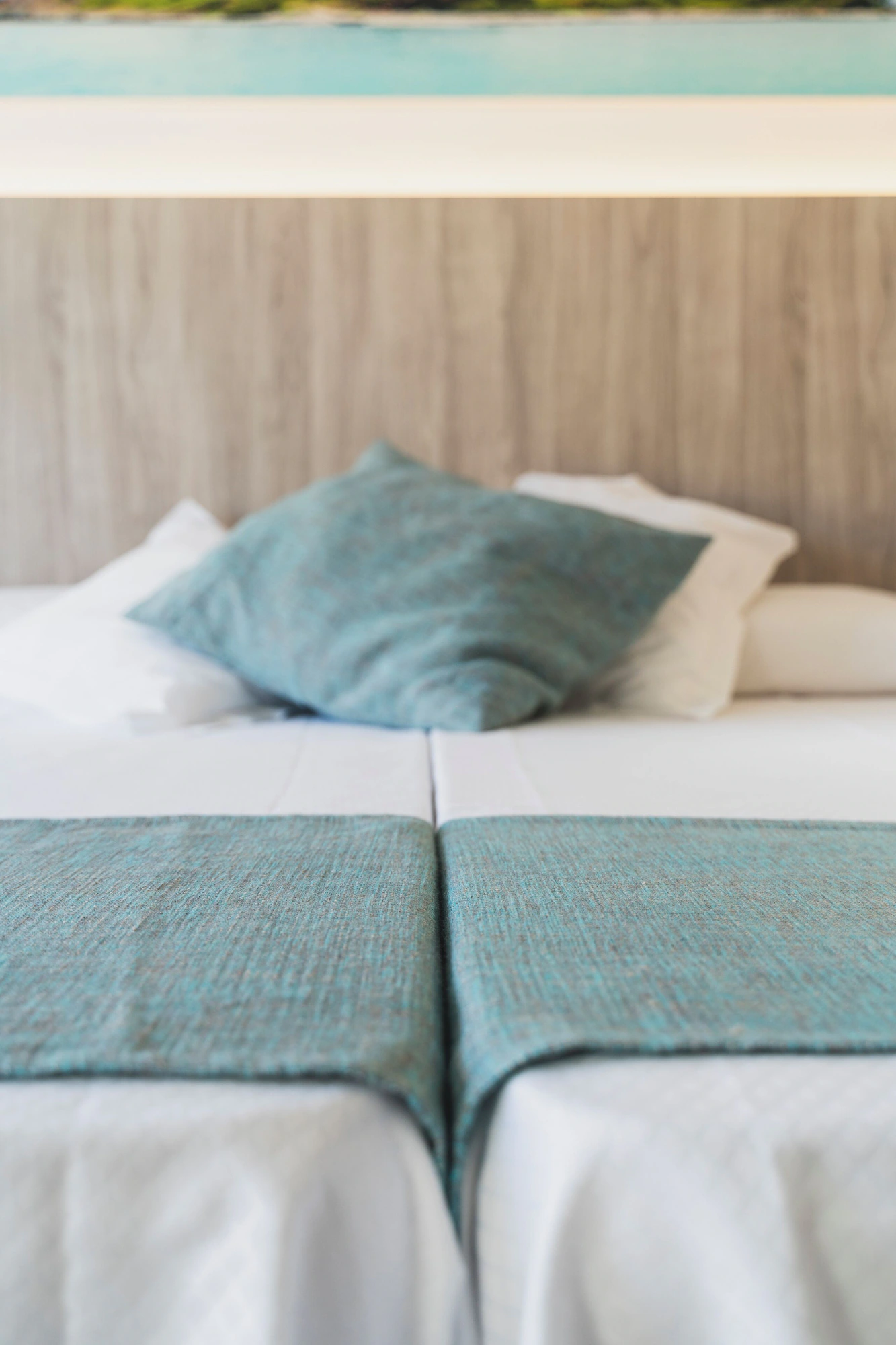 Double room twin beds