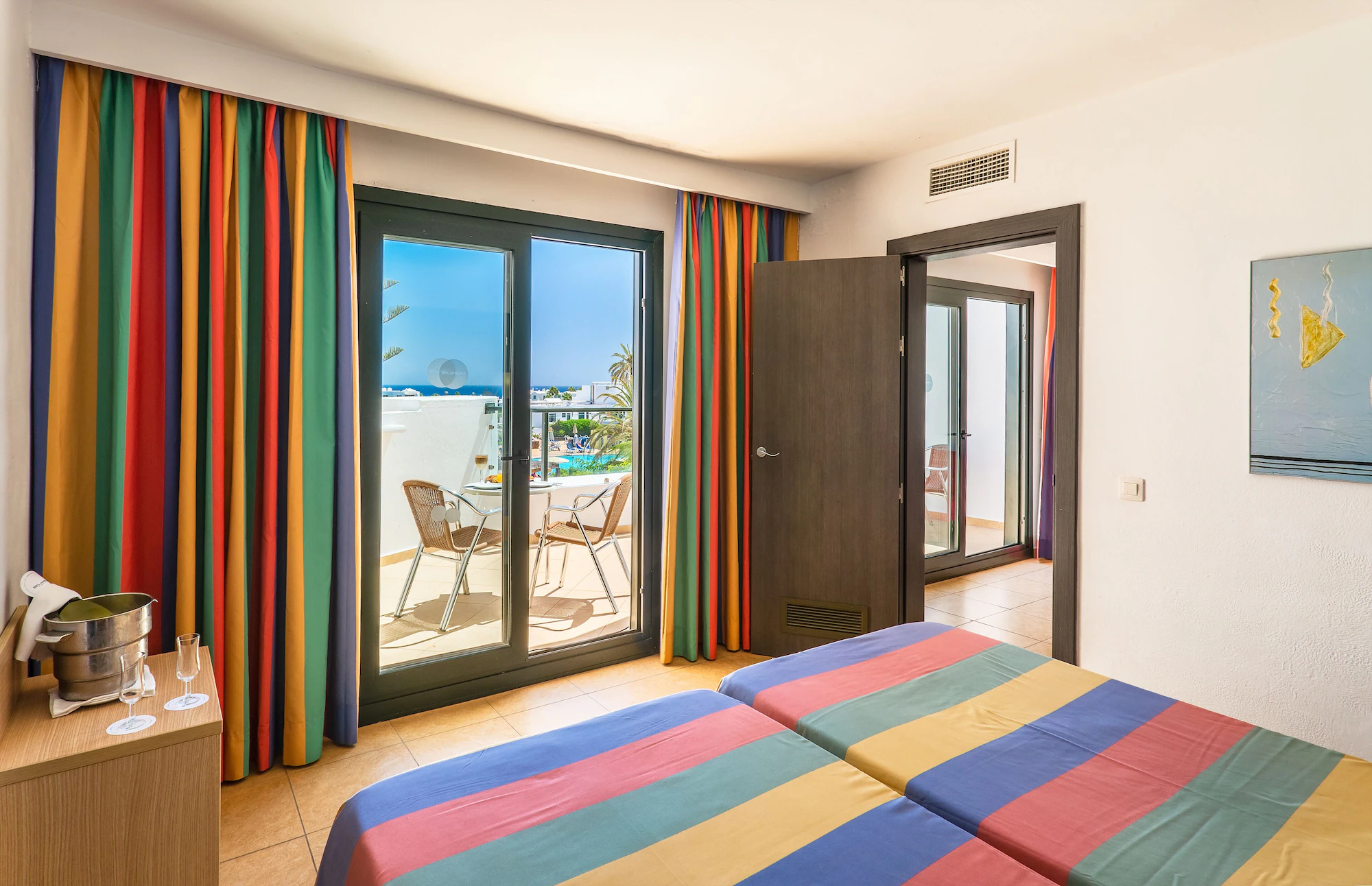 1 Bedroom Double Apartment twin beds