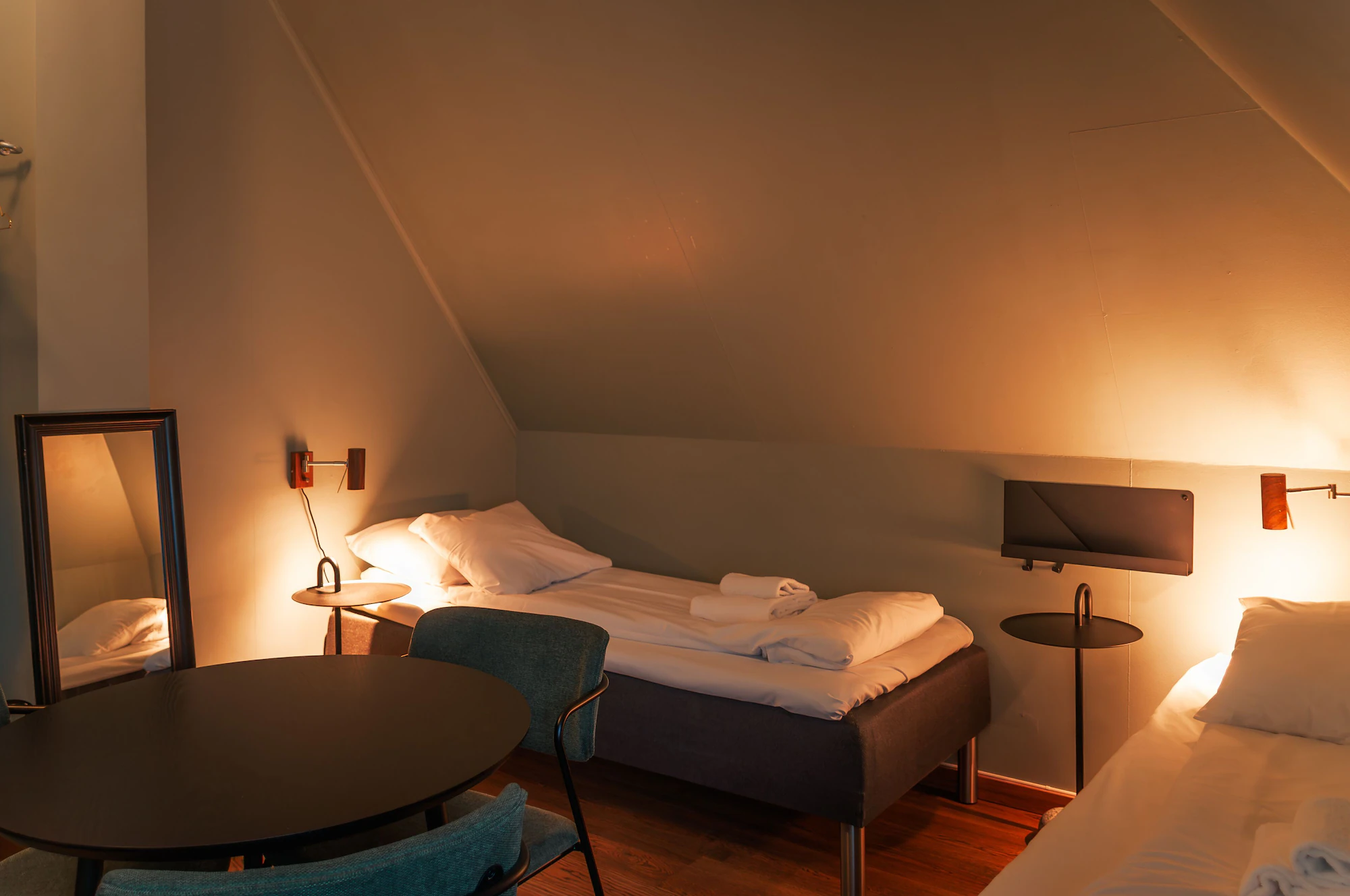 Double room twin beds