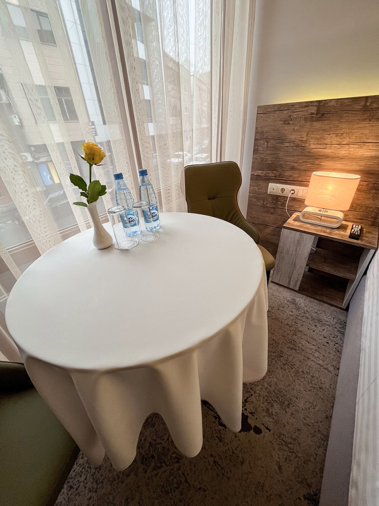 Superior Double room with balcony and with city view twin beds