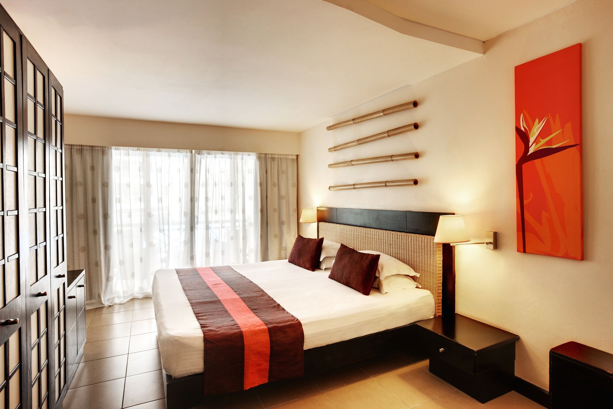 Deluxe Double room with garden view full double bed