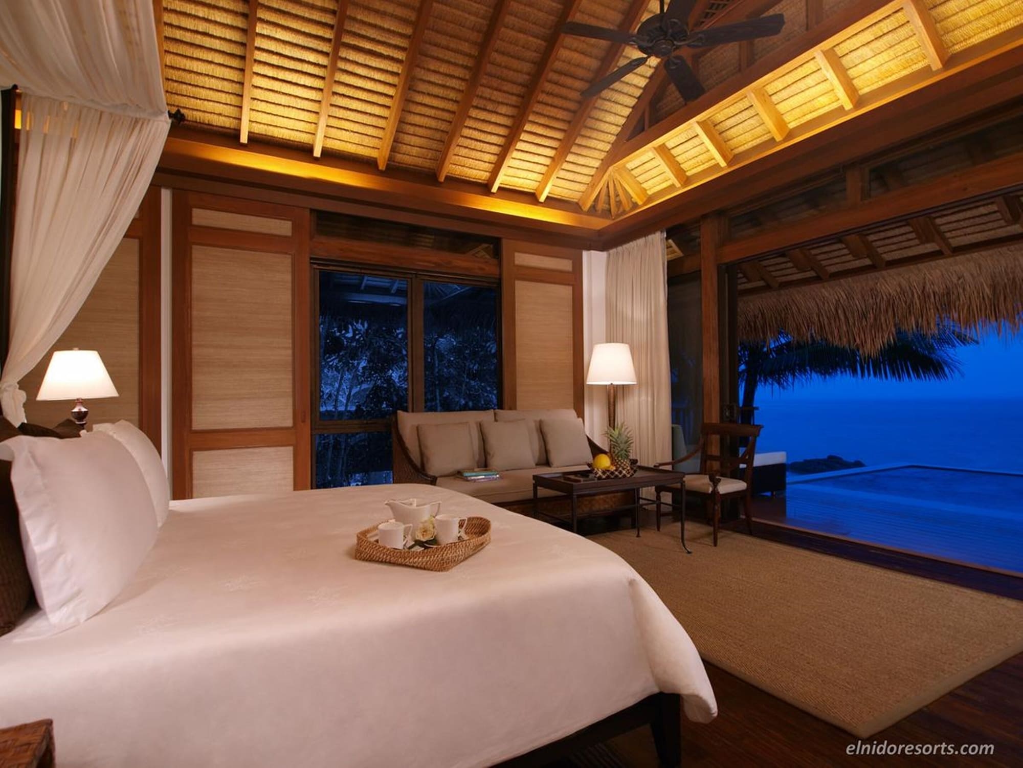 Double Villa with sea view full double bed