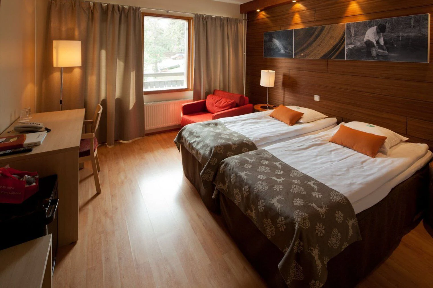 1 Bedroom Double Apartment twin beds