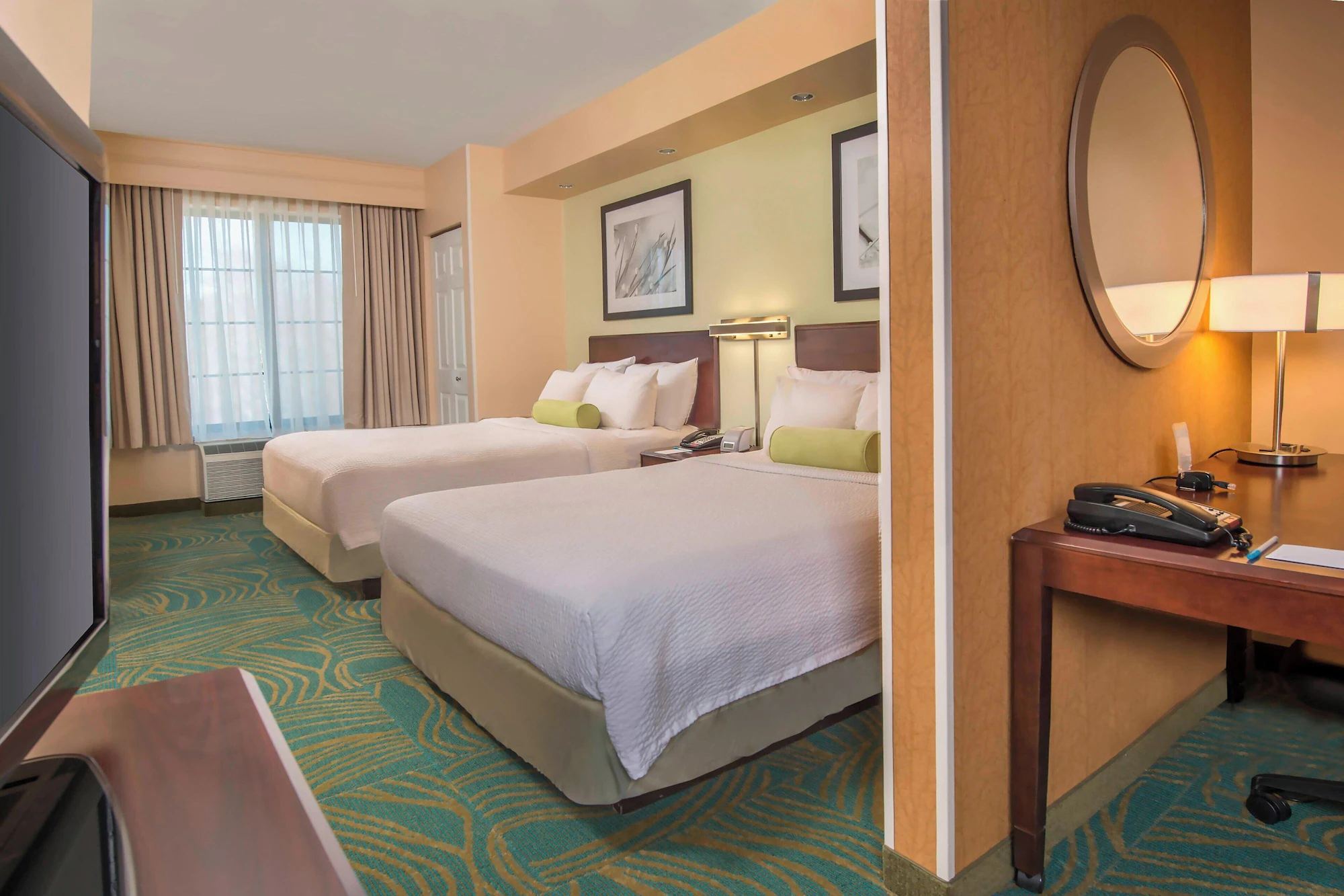 1 Bedroom Single Suite full double bed