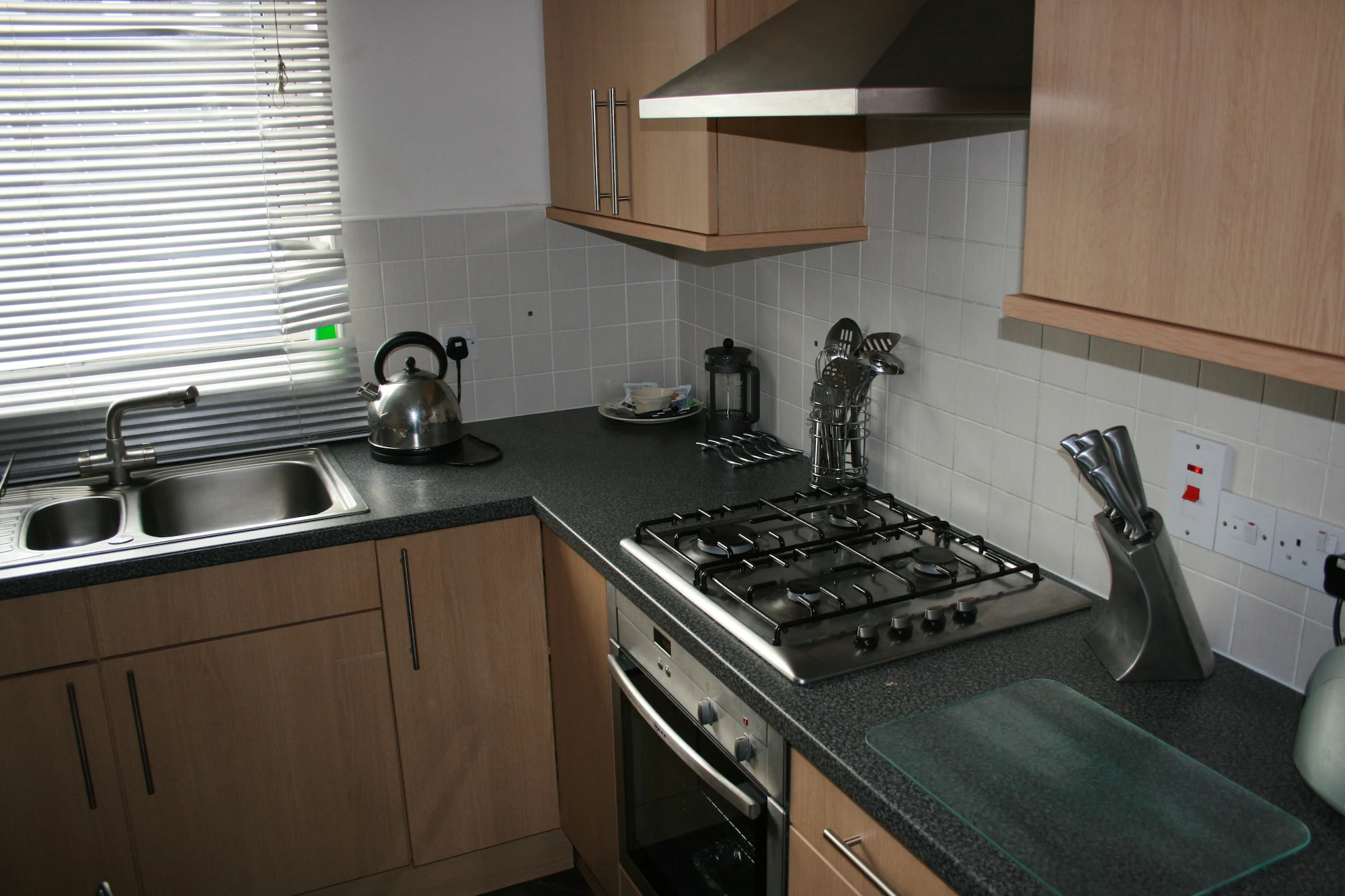 1 Bedroom Double Apartment with city view full double bed