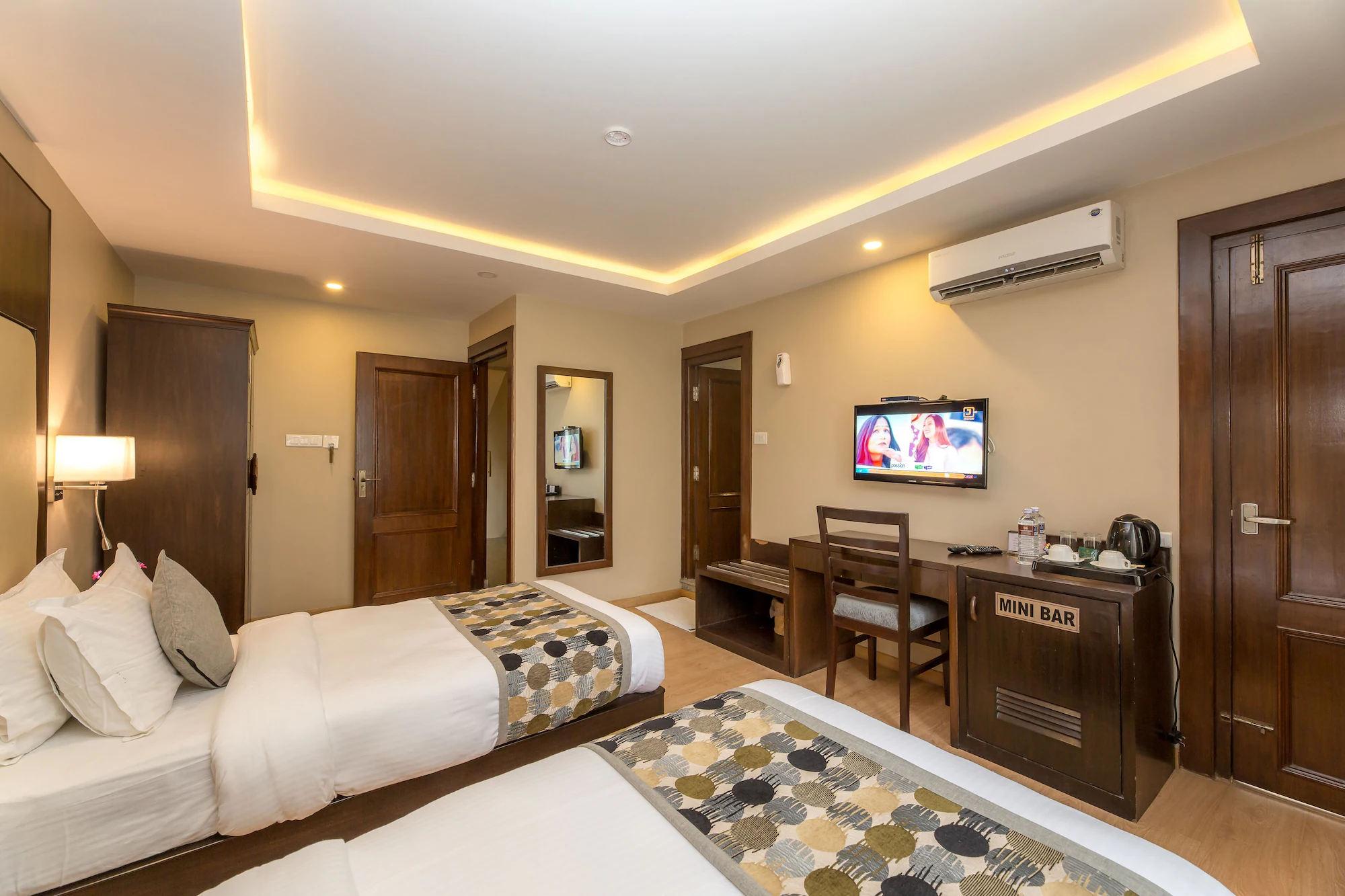 1 Bedroom Single Apartment with garden view single bed