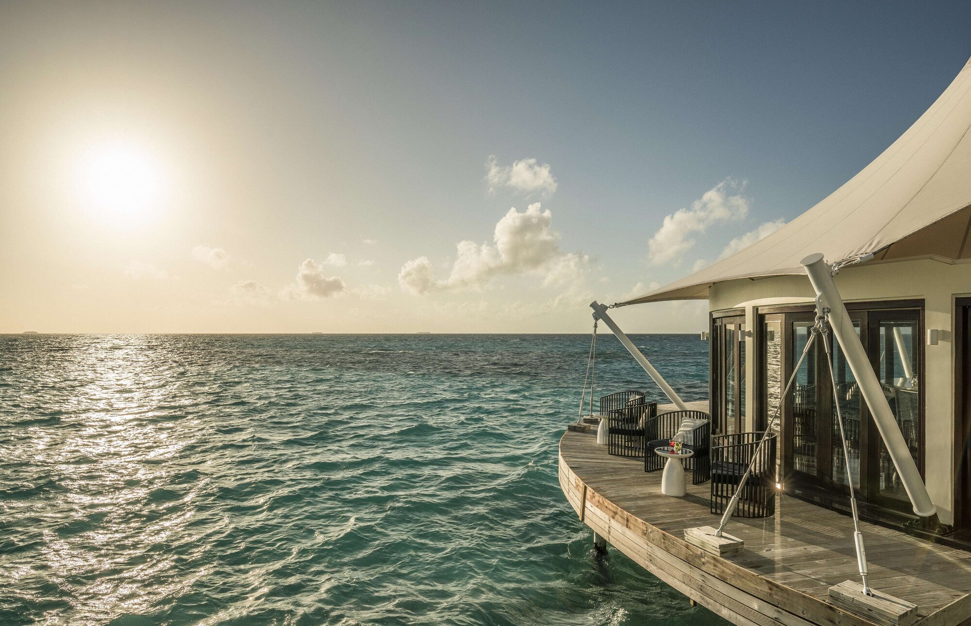 Deluxe Double Beach Villa full double bed