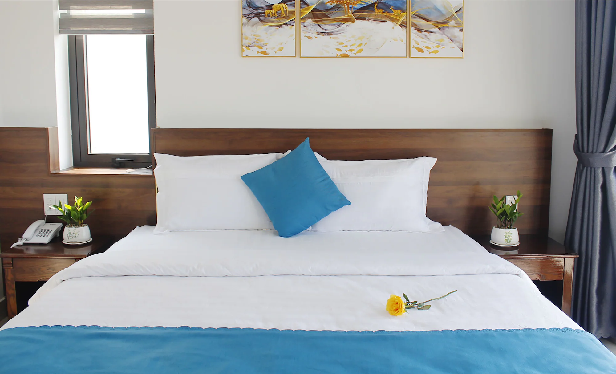 Deluxe Double room with city view full double bed