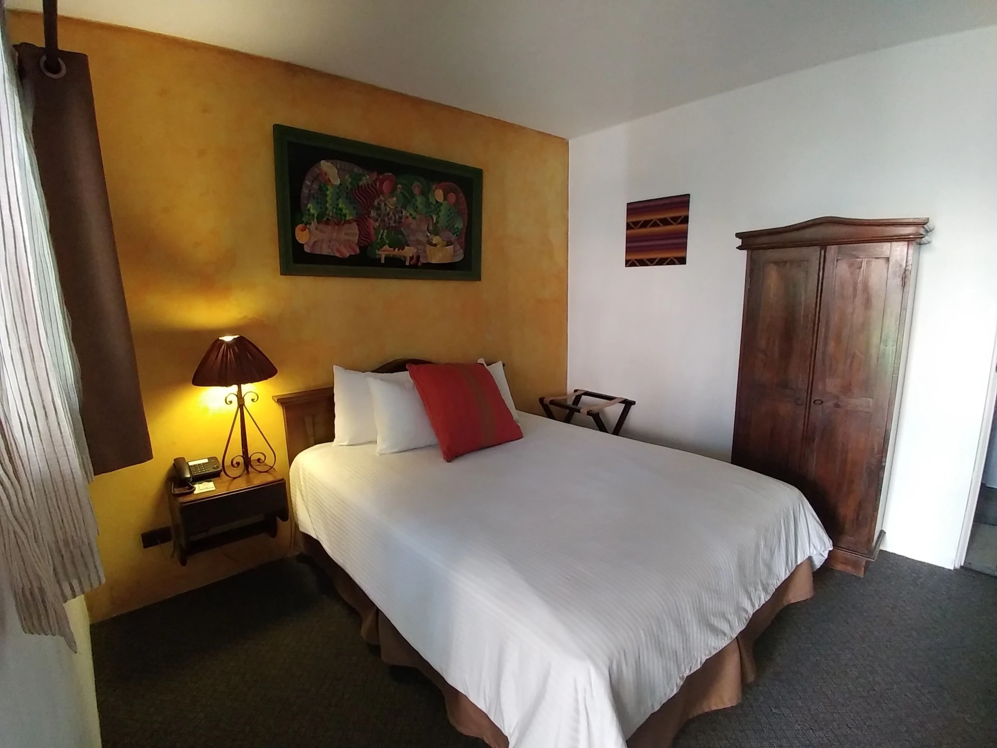 1 Bedroom Standard Quadruple room with courtyard view full double bed