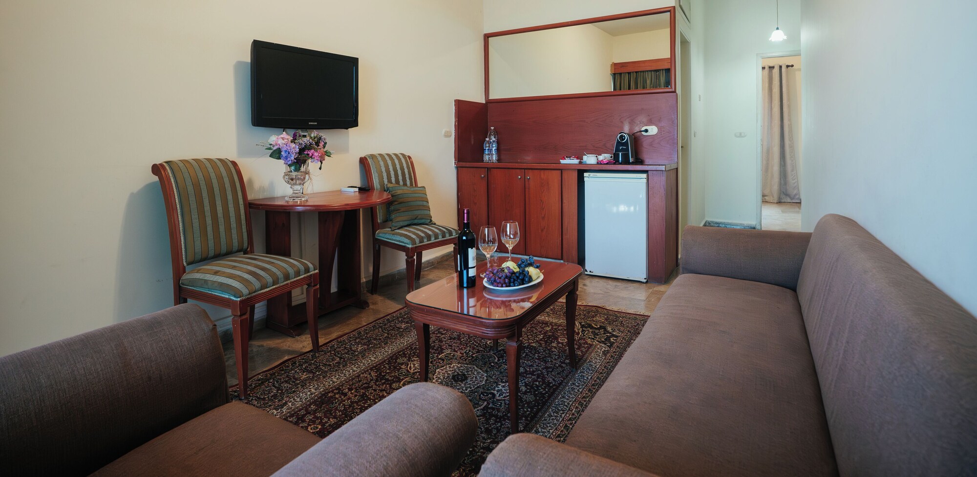 Economy Double room with balcony and with sea view full double bed