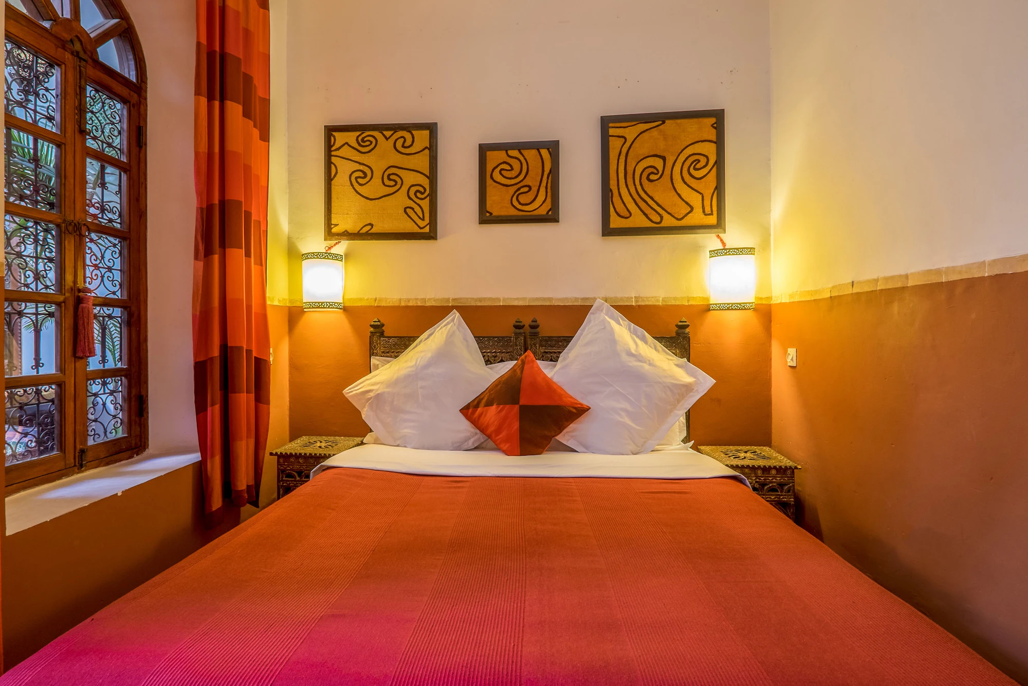 1 Bedroom Standard Quadruple Family room with garden view full double bed
