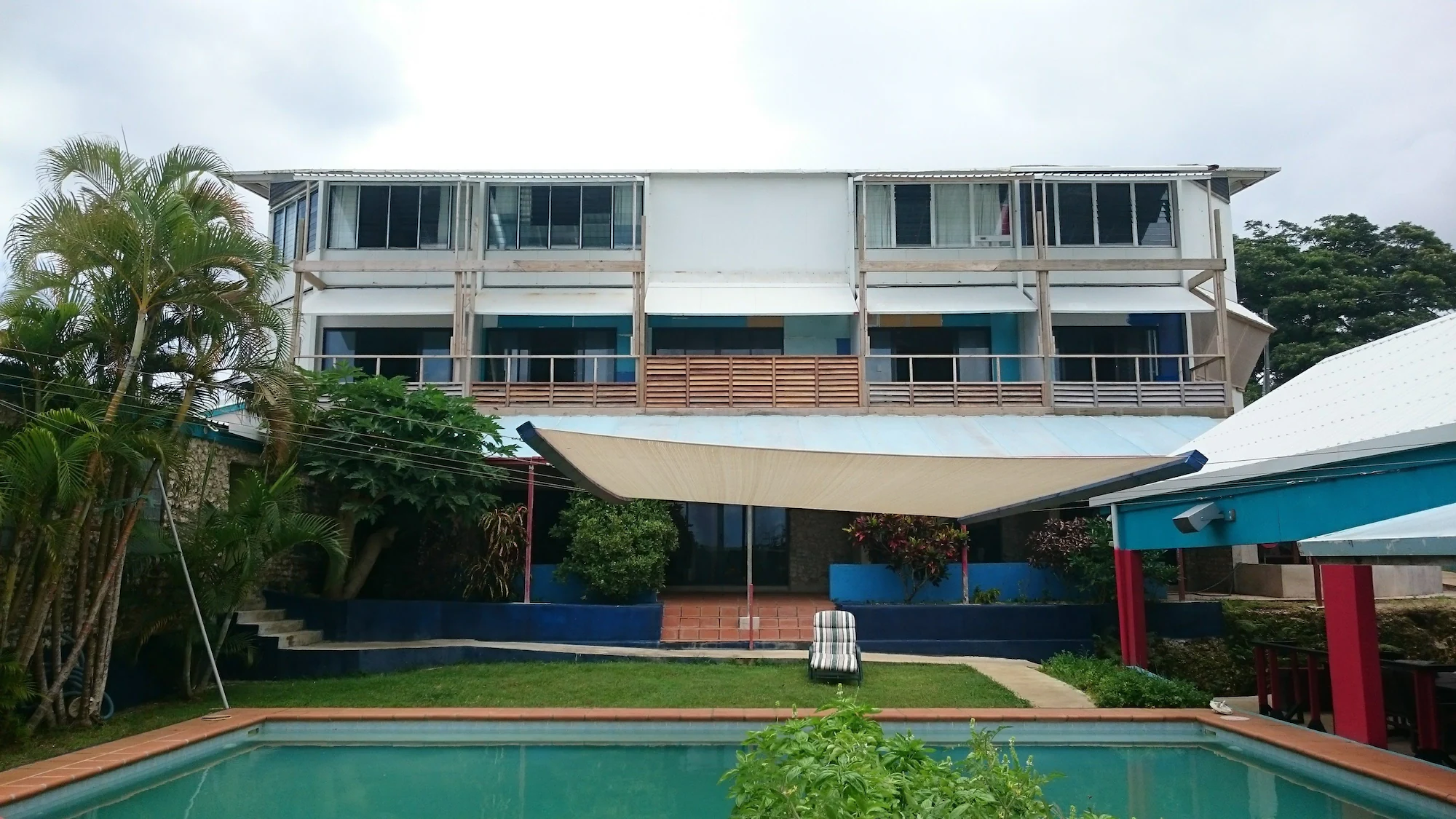 1 Bedroom Standard Double Basement room with pool view full double bed