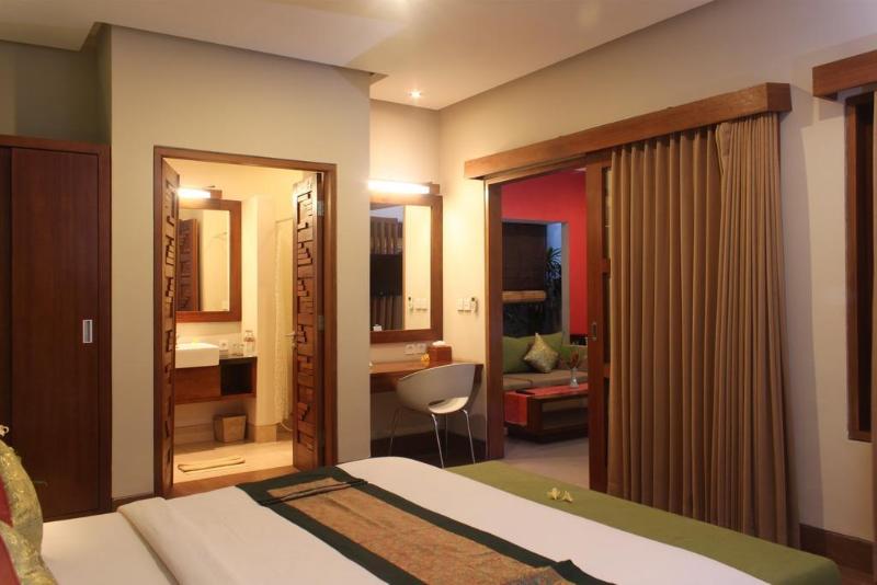 1 Bedroom Deluxe Single Apartment with garden view full double bed