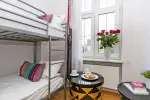 1 Bedroom Luxury Double room with city view twin beds