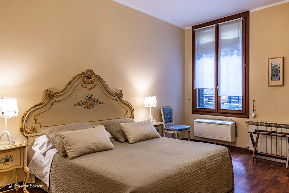 Standard Single room full double bed and single bed