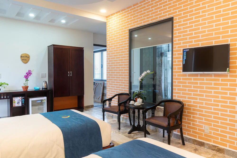 Deluxe Single room with garden view full double bed